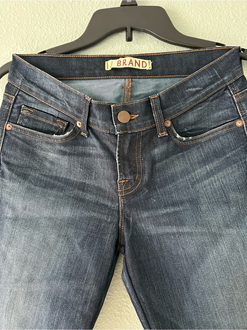 J Brand Dark Blue Flare Jeans - Picture 2 of 8